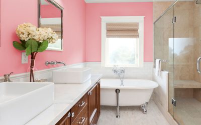 How to Effectively Add Color to a Bathroom without Drenching It